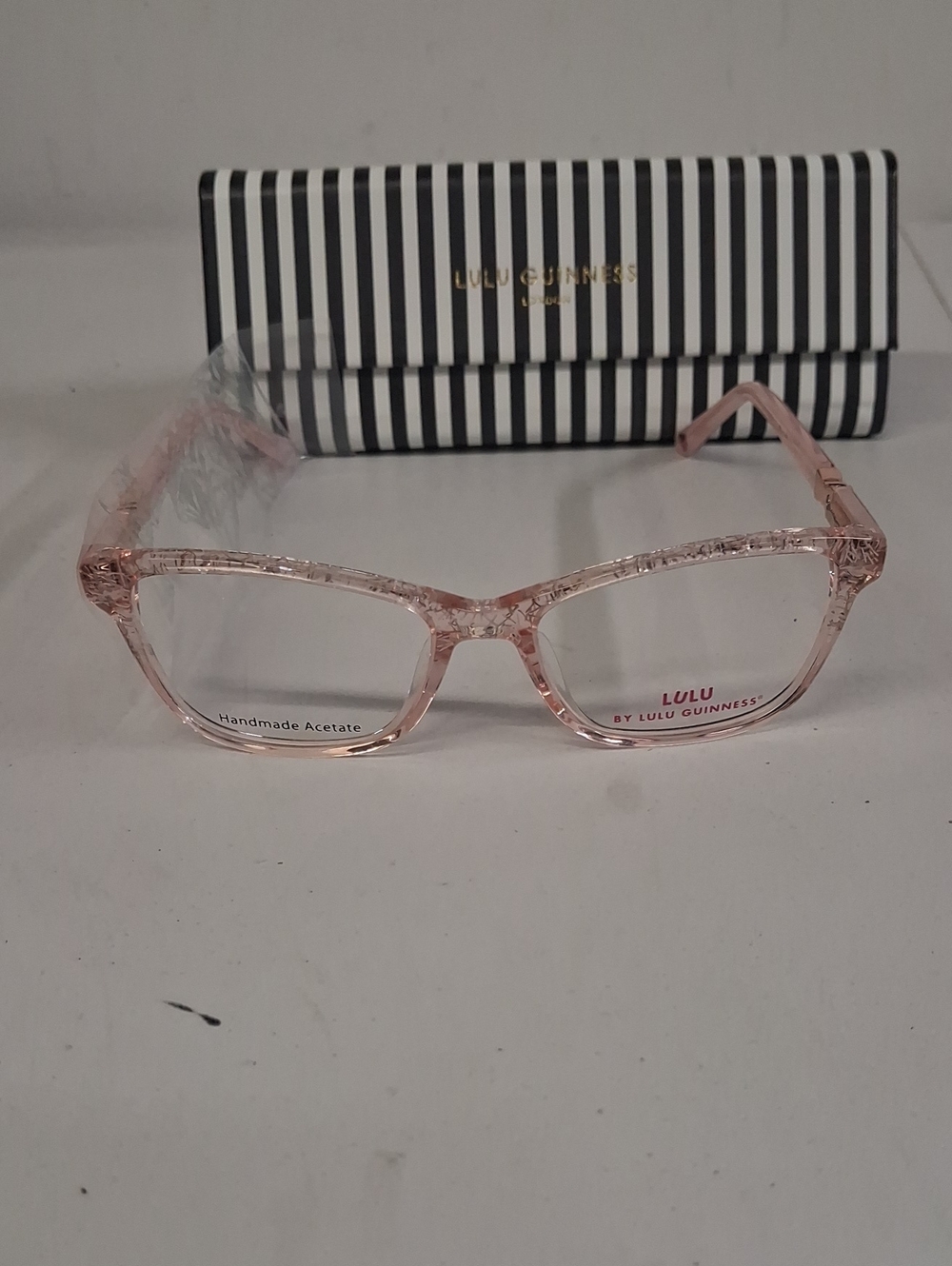 NWT Rxable Kids LuLu Guinness LK060 Pink Eyeglass Frames